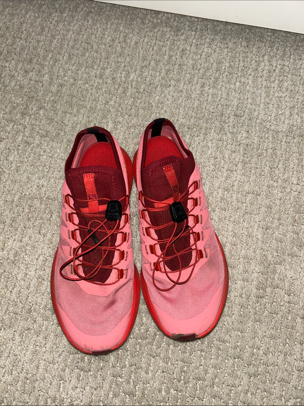 Salomon Women's Pink and Red Trail Runners - Picture 3 of 3